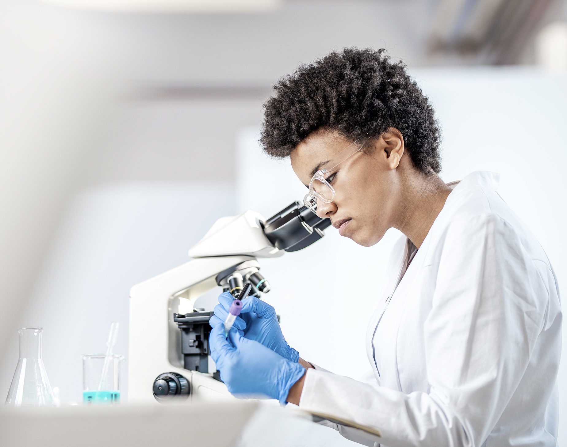 Young Scientist Working in The Laboratory